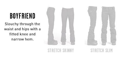 Womens Snow Pants Boyfriend Fits