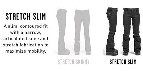 Womens Snow Pants Stretch Slim Fits