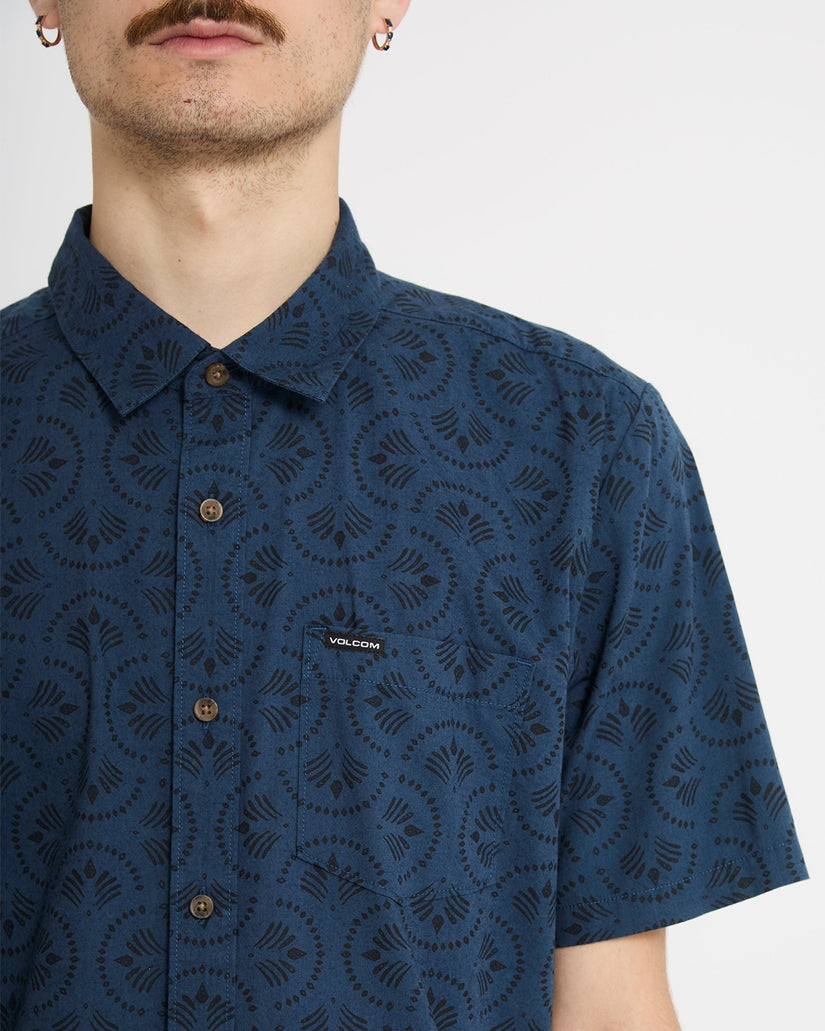 Scaler Stone Woven Shirt - Midnight Blue
