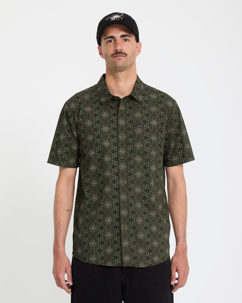 Scaler Stone Woven Shirt - Squadron Green