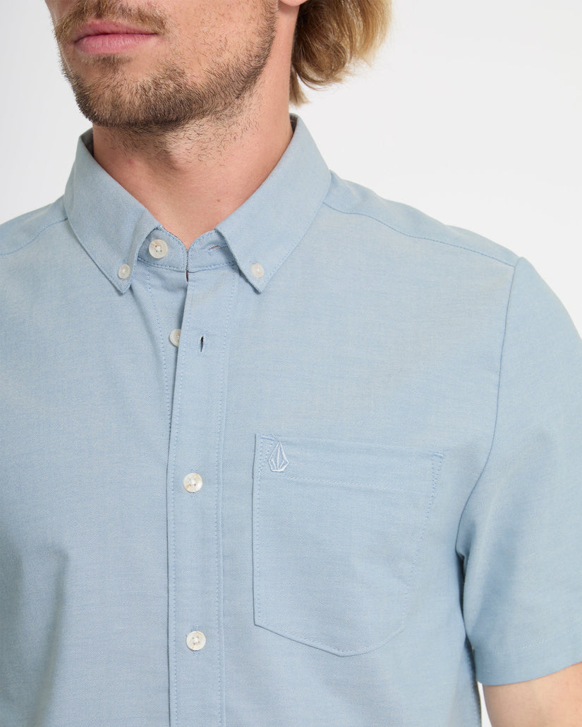 Everett Oxford Shirt - Wrecked Indigo