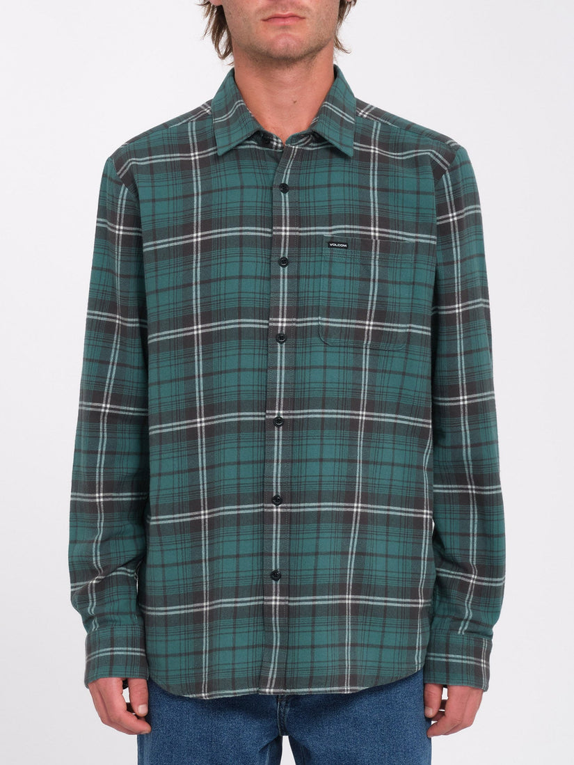 Caden Plaid Hemd - Sea Green