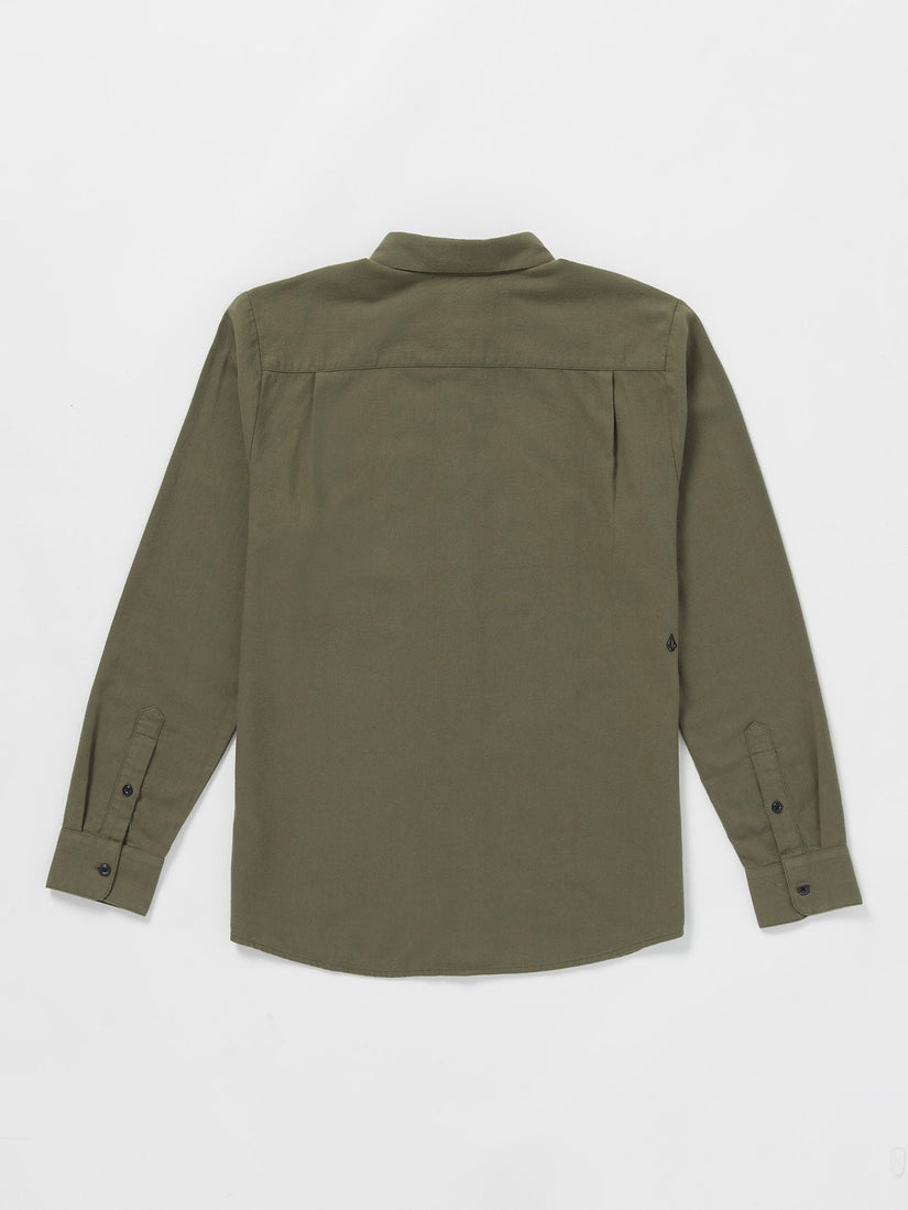 Caden Solid Hemd - Wintermoss