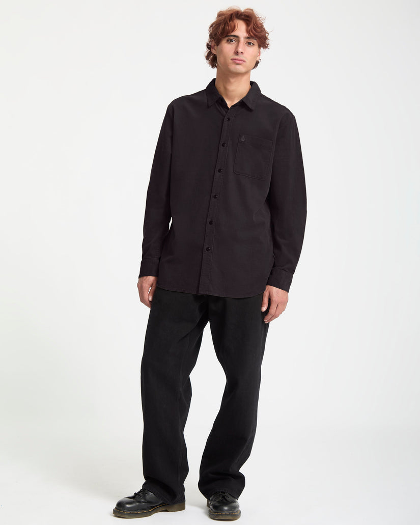 Zander Hemd - Asphalt Black