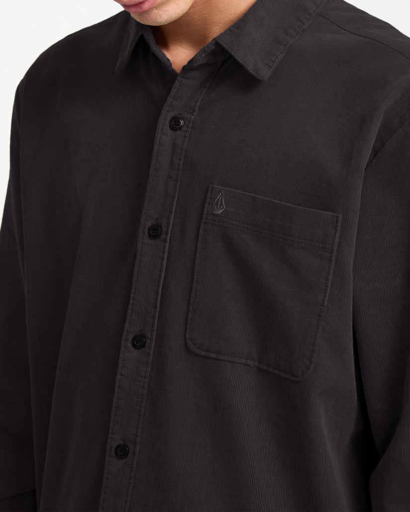 Zander Hemd - Asphalt Black