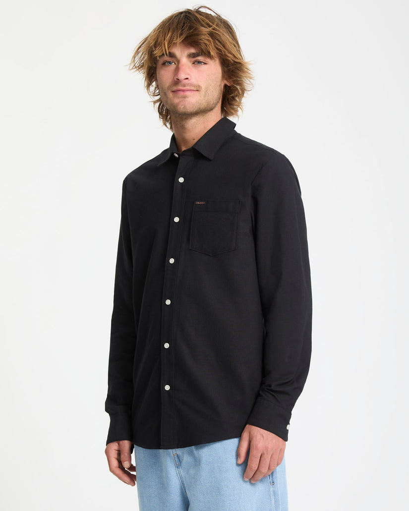 Veeco Oxford-Hemd - Black