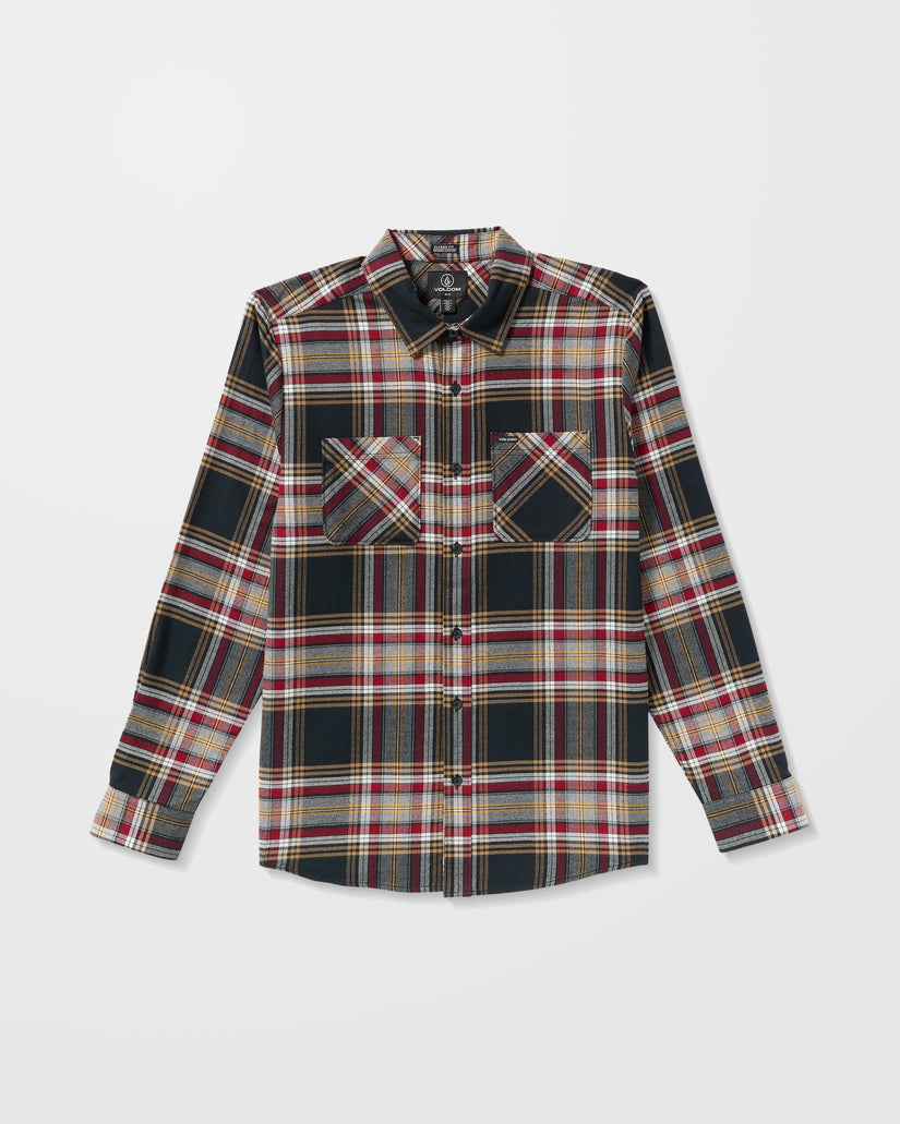 Netastone Flanellhemd - Antique Black