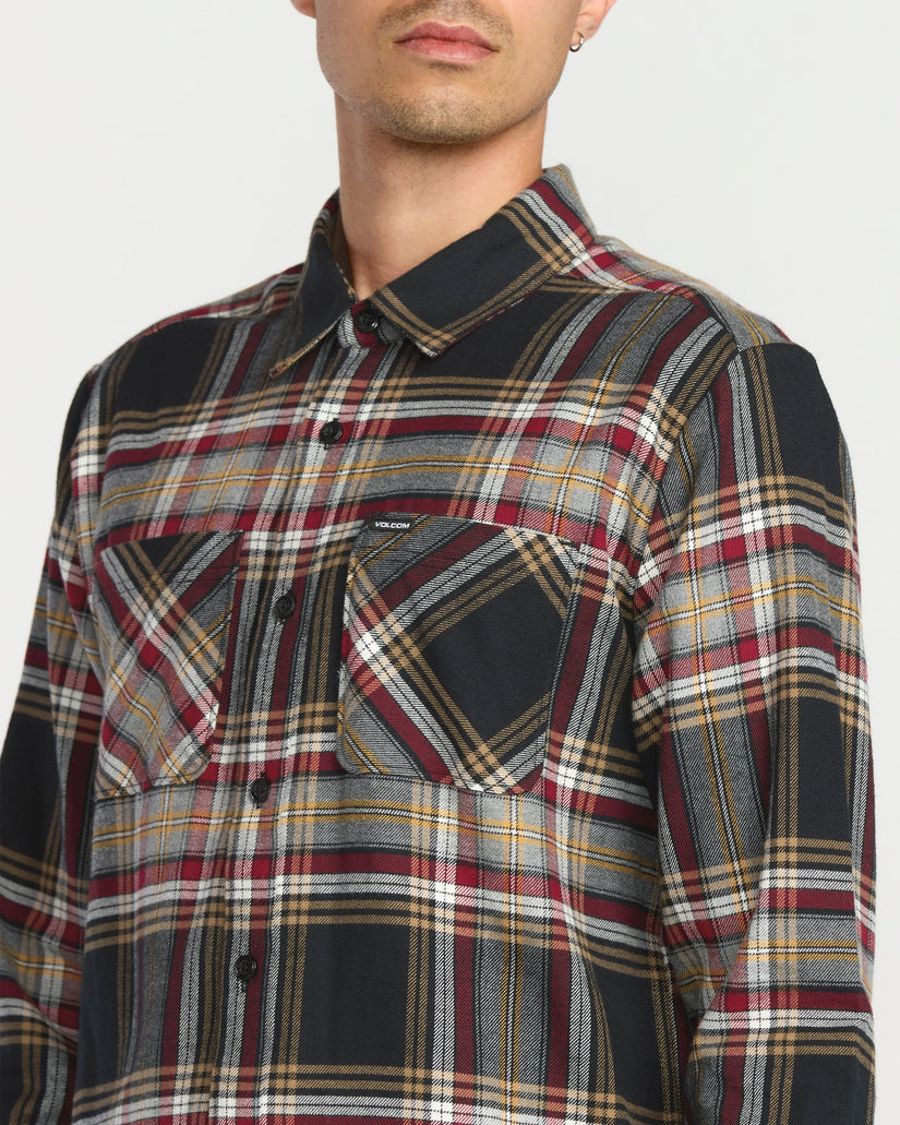 Netastone Flanellhemd - Antique Black