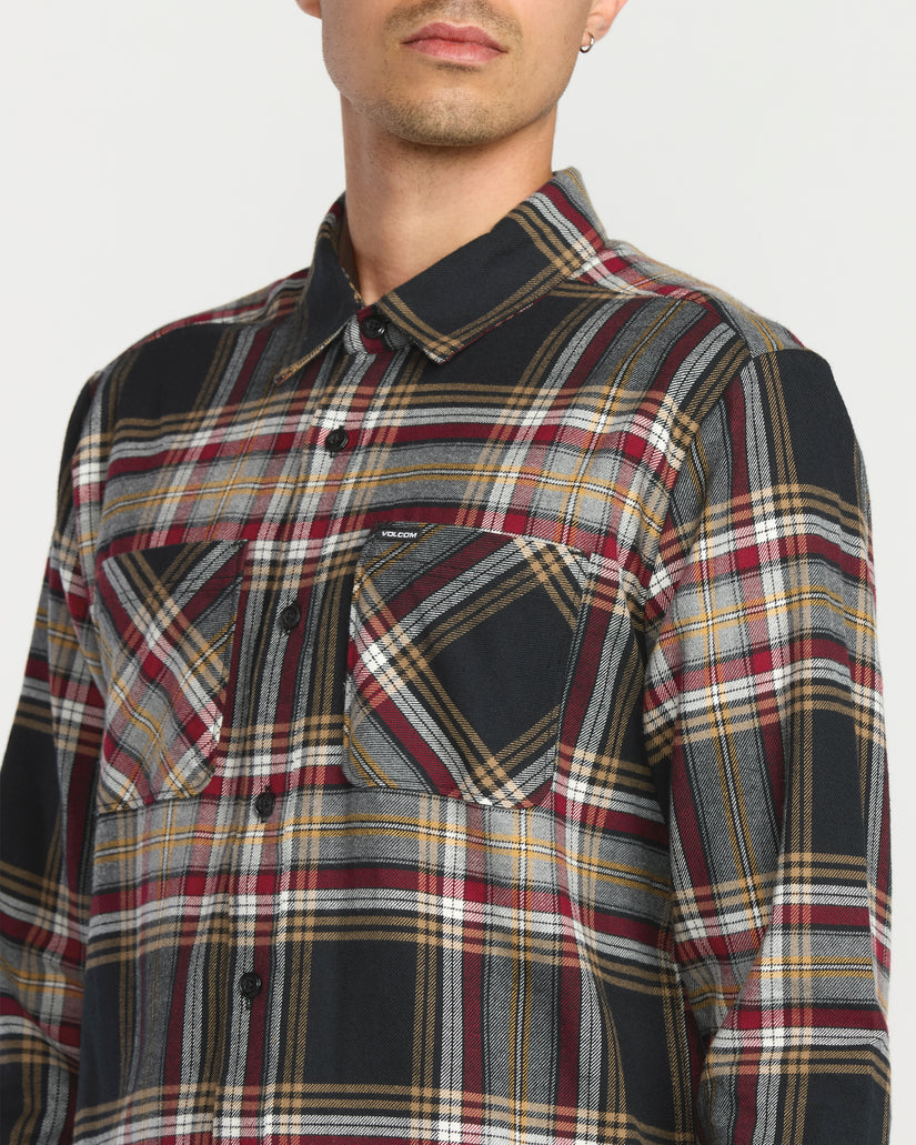 Netastone Flanellhemd - Antique Black