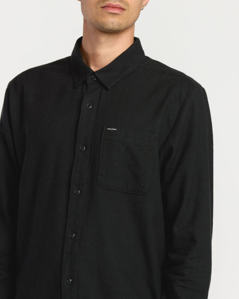 Caden Solid Shirt - Antique Black
