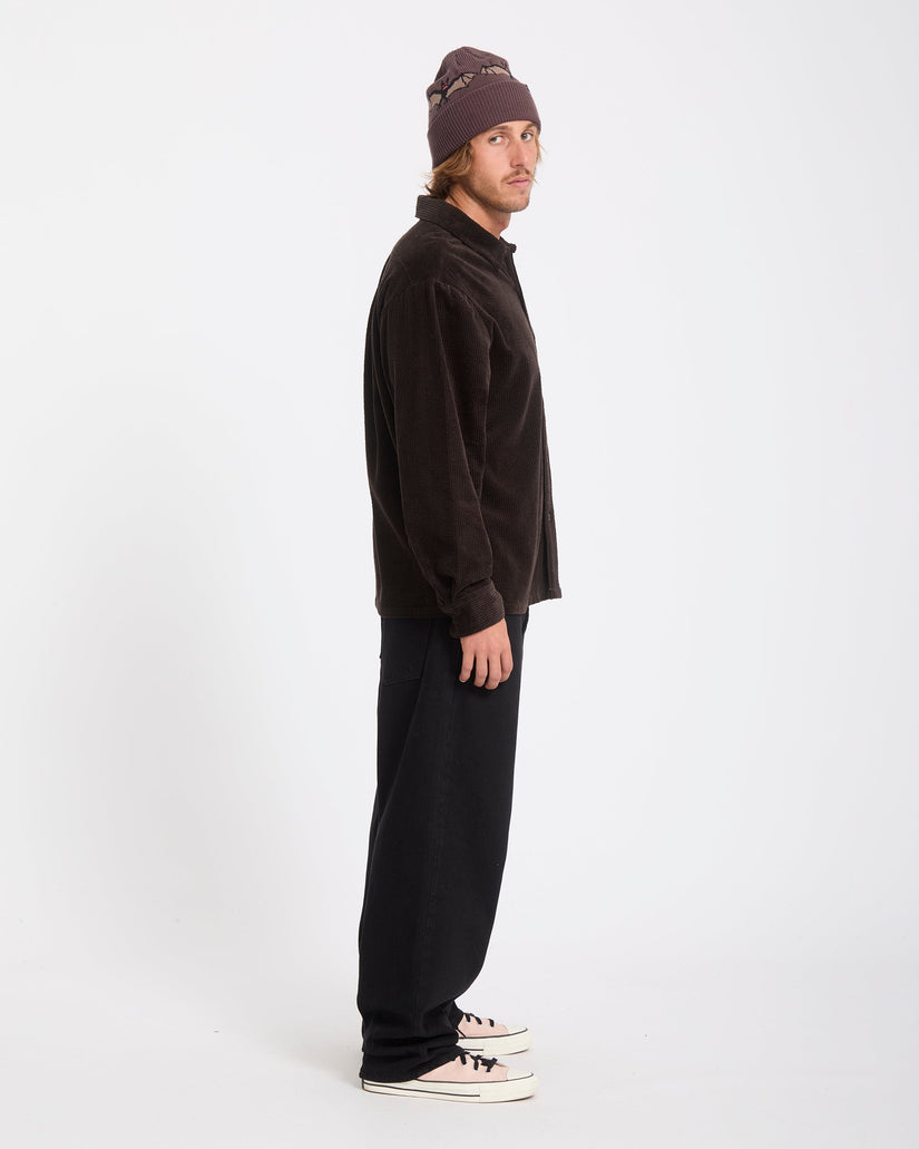 Fostered II Corduroy Shirt - Cacao