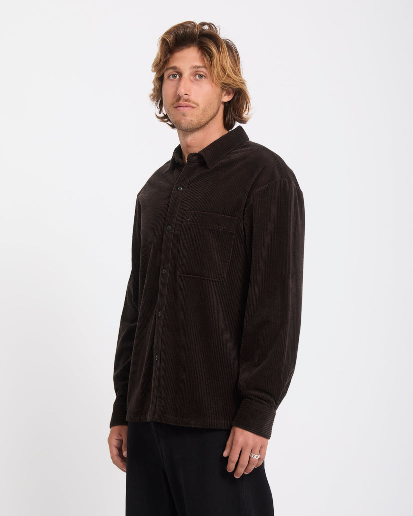 Fostered II Corduroy Shirt - Cacao