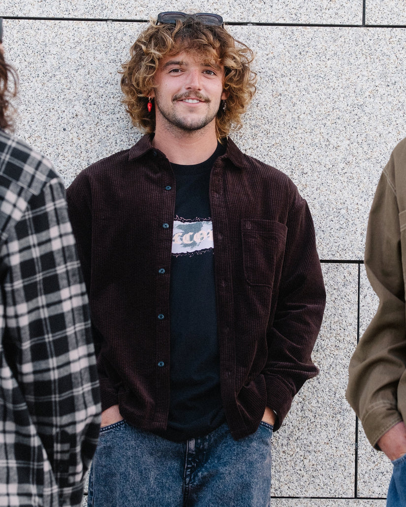 Fostered II Corduroy Shirt - Cacao