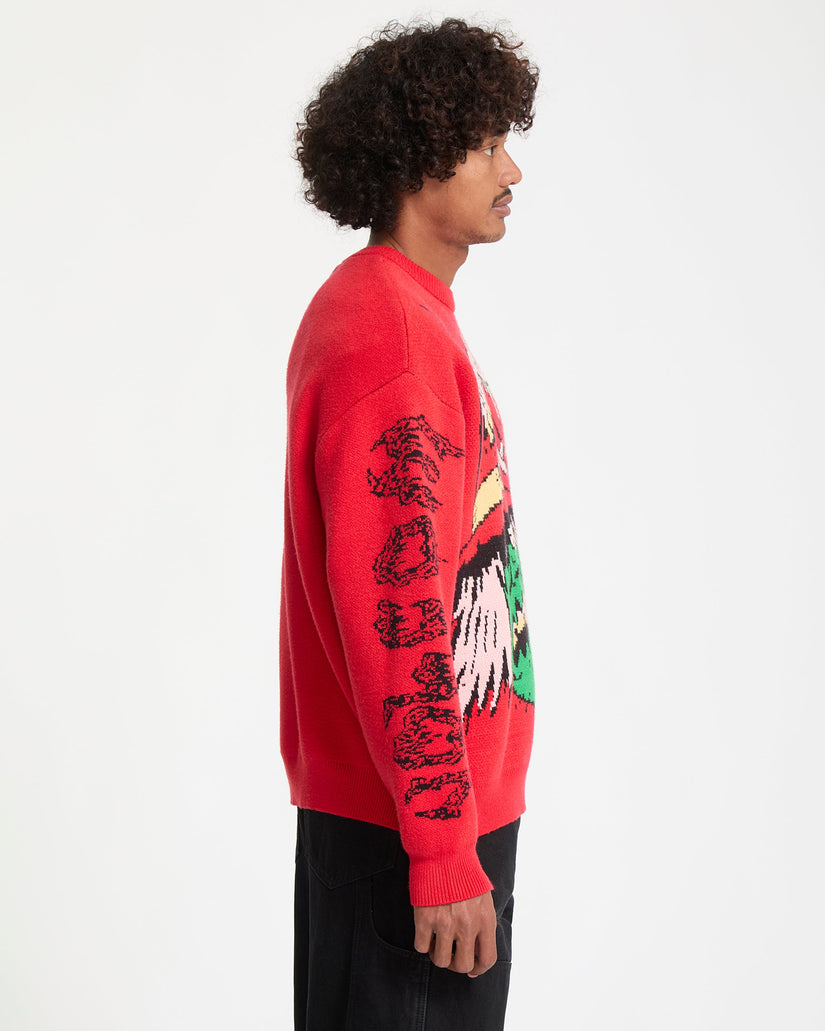 J.J. Villard Pullover - Lifeguard Red
