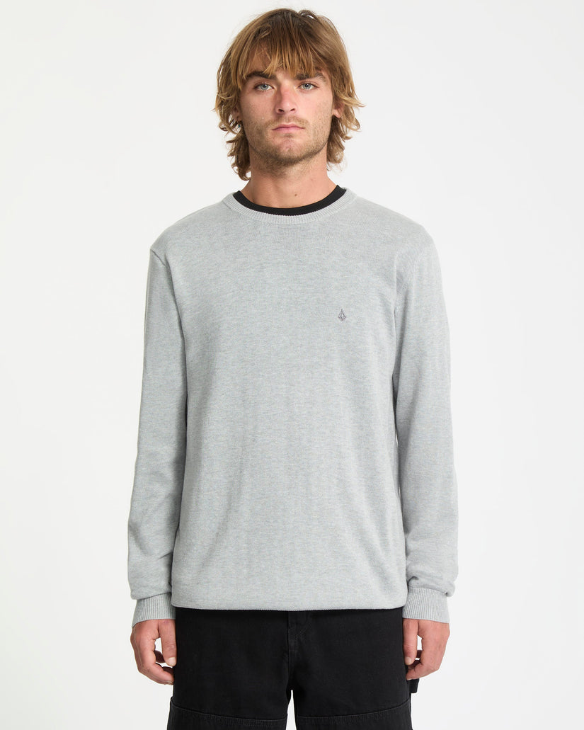 Uperstand Pullover - Light Grey Heather