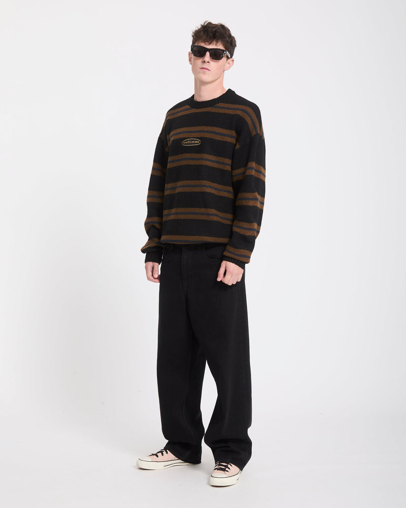 Striperstand Sweater - Black