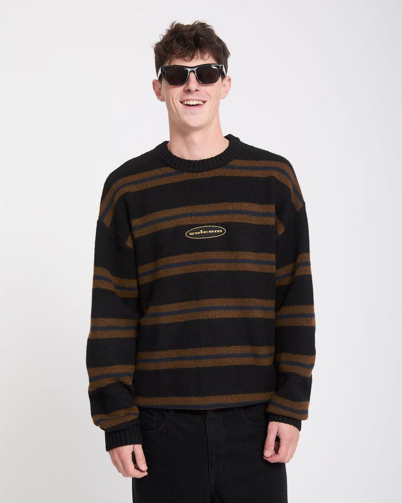 Striperstand Sweater - Black