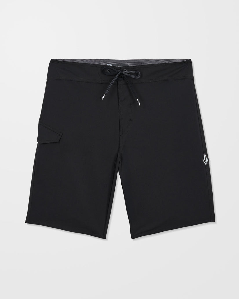 Lido Solid Mod 20" Boardshort - Black
