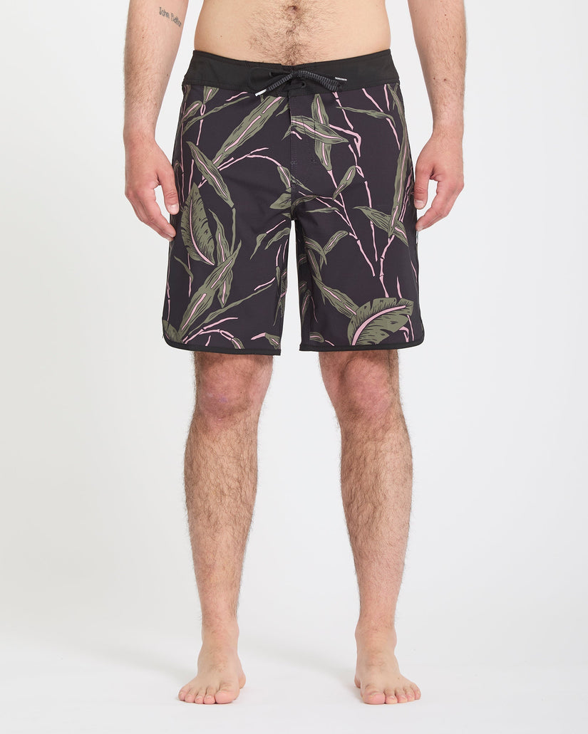 Encounter Scallop Mod 19" Boardshort - Black