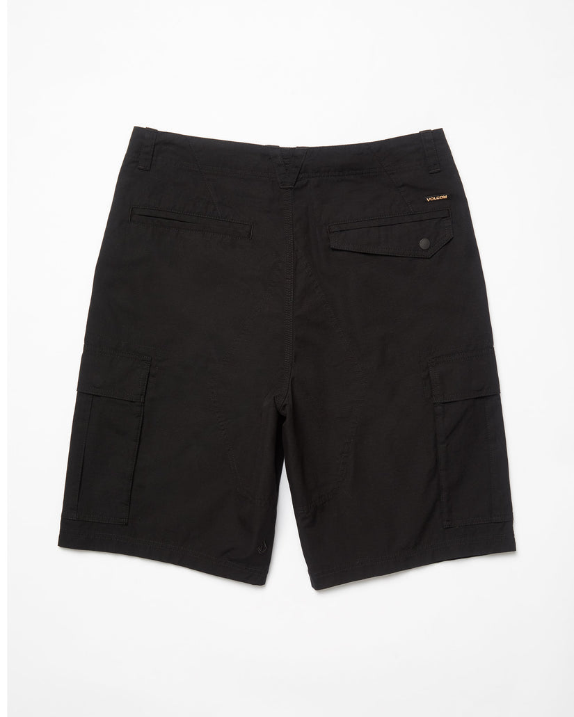 Strange Tripper Cargo 22" Shorts - BLACK