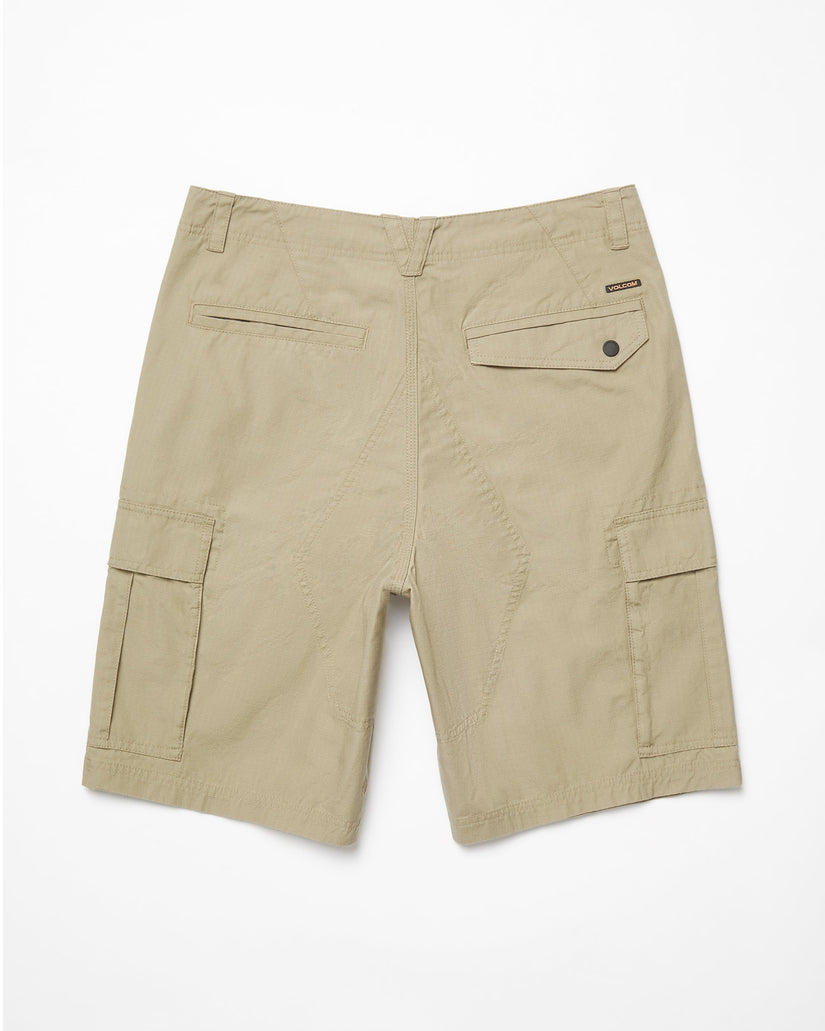 Strange Tripper Cargo 22" Shorts - KHAKI