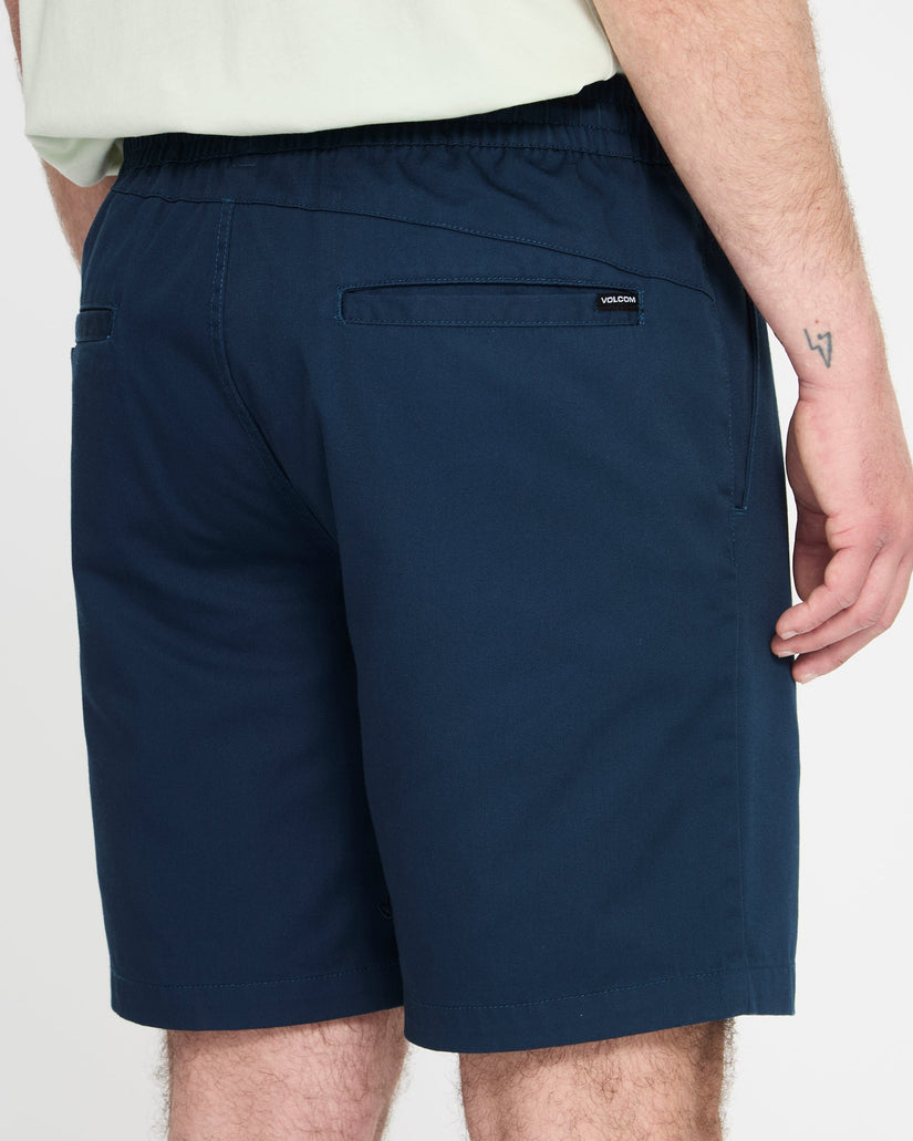 Frickin II 19" Elasticated Waist Short - Dust Bowl Indigo