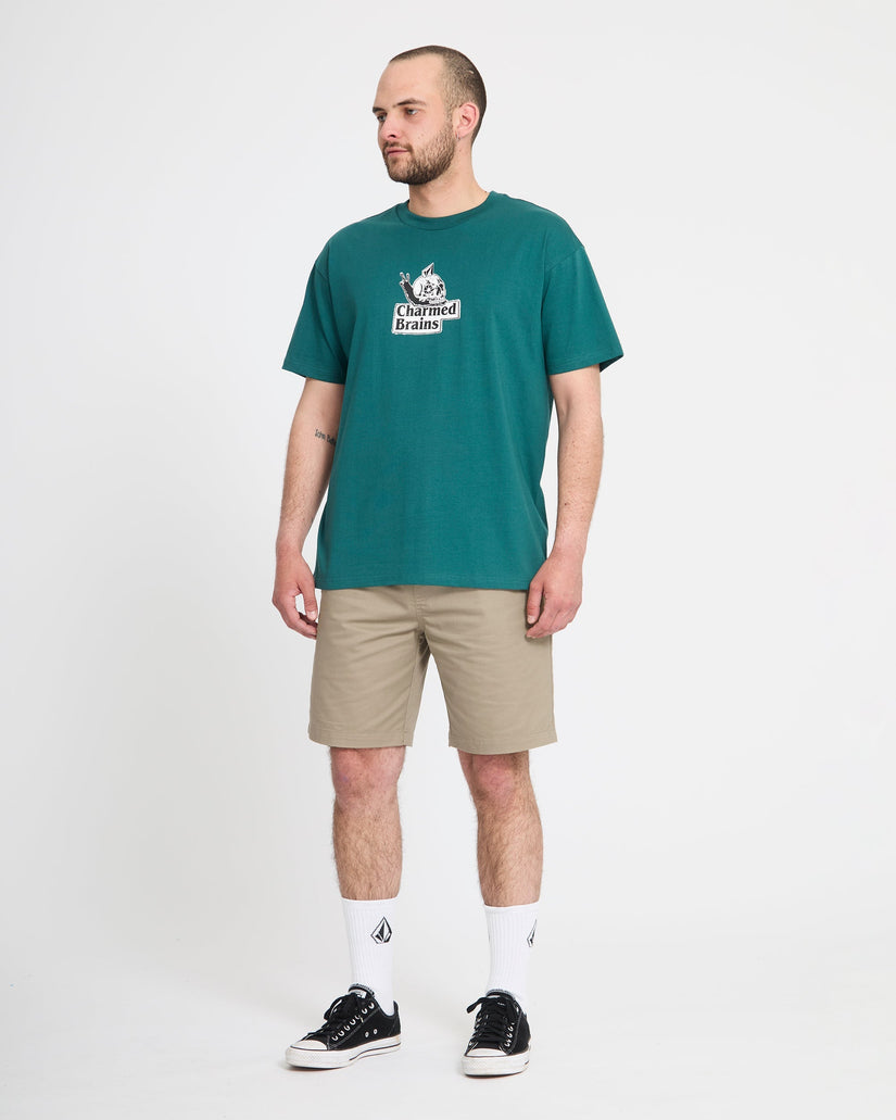 Frickin II 19" Elasticated Waist Short - Khaki