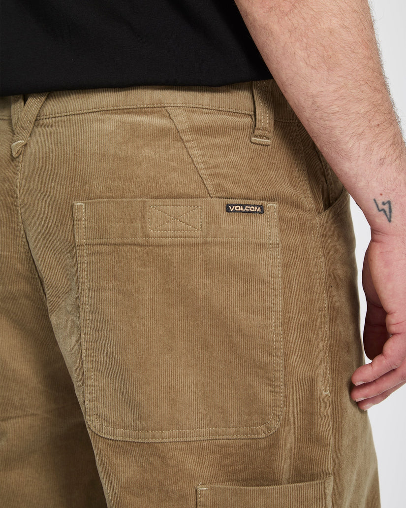 Kraftsman Corduroy Trousers - Dark Khaki