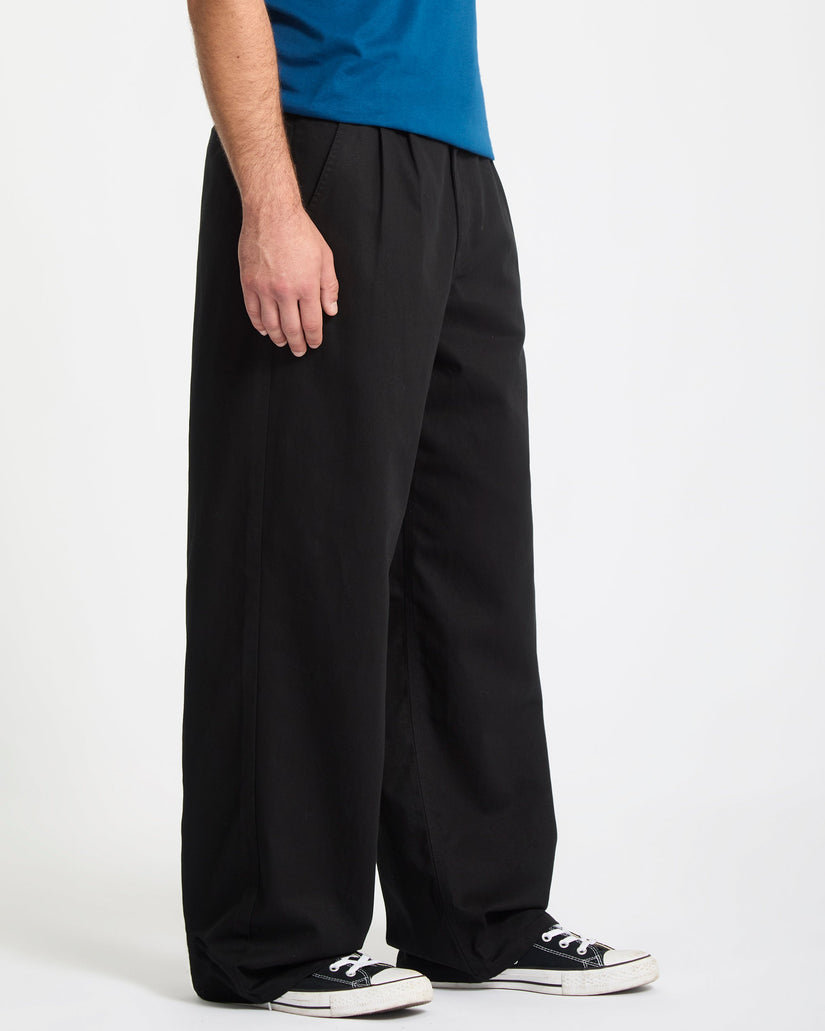 Baggos Bundfaltenhose - Black