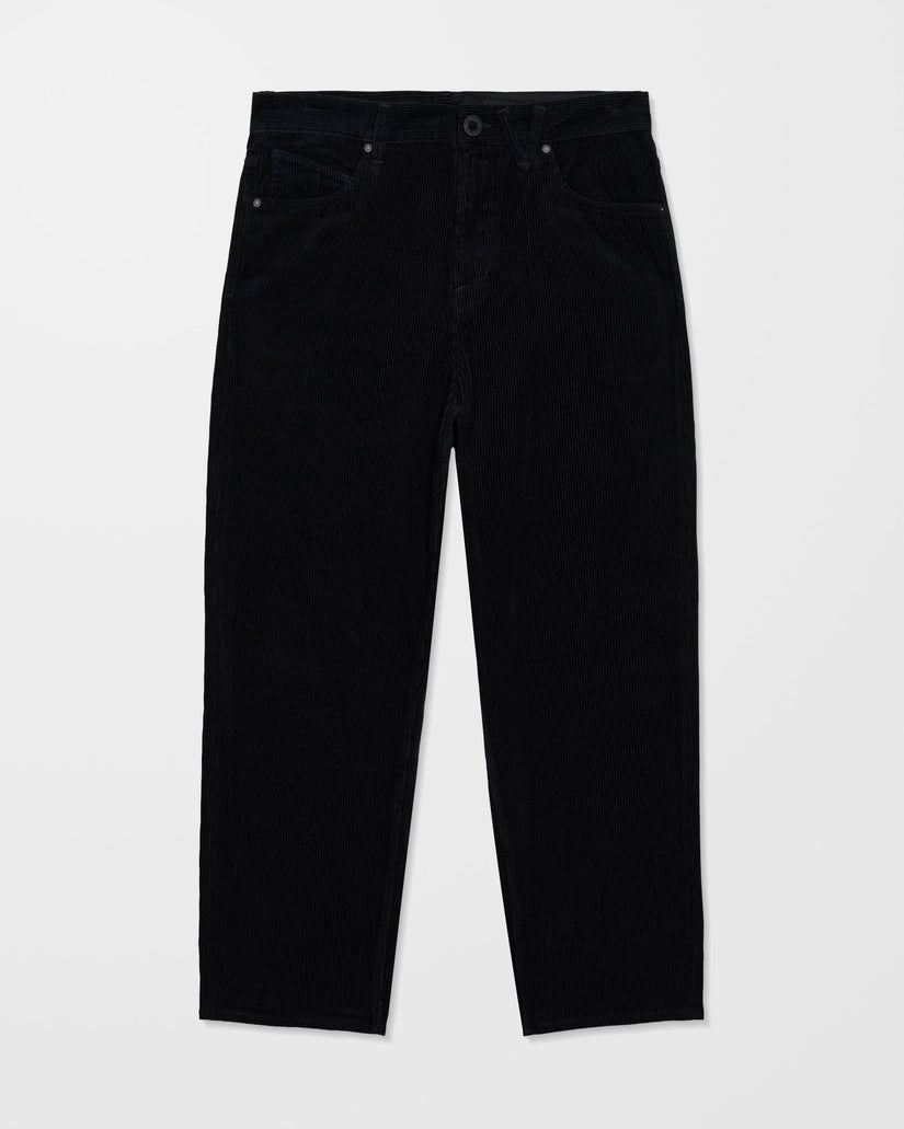 Billow Tapered Corduroy Trousers - Black