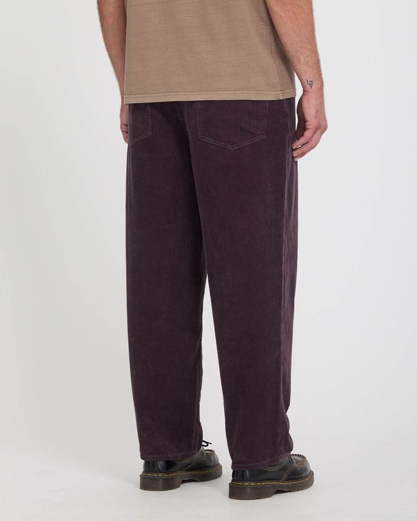 Billow Tapered Corduroy Trousers - Raisin