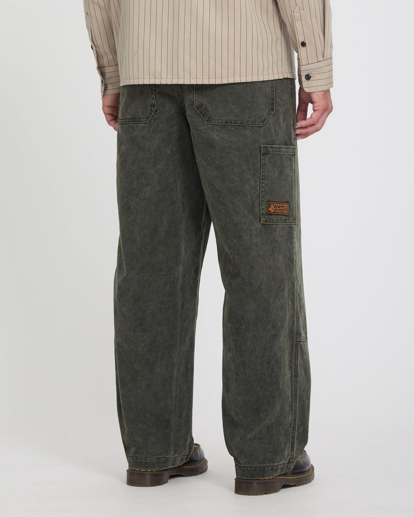 Work Carpenter Trousers - Rinsed Black