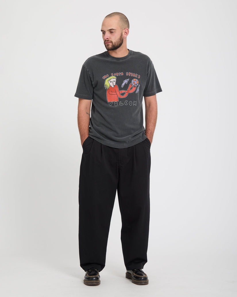 Holter Pleat Trousers - Black