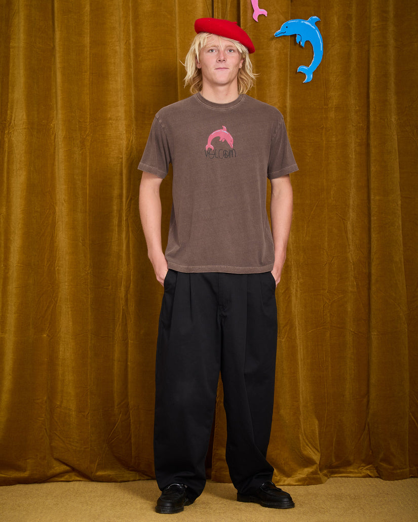 Holter Pleat Trousers - Black