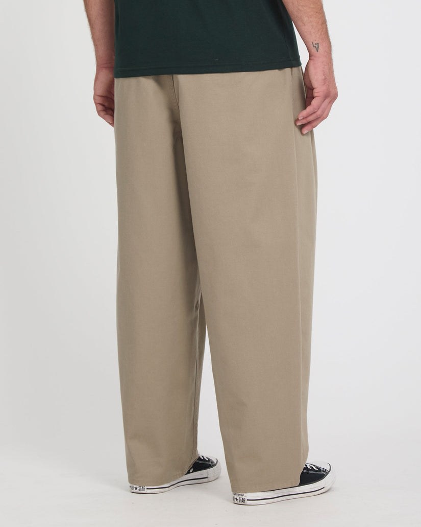 Holter Pleat Trousers - Khaki