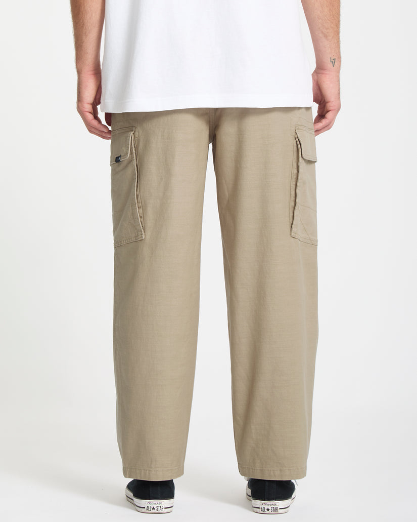 Billow Tapered Cargo-Hose - Khaki