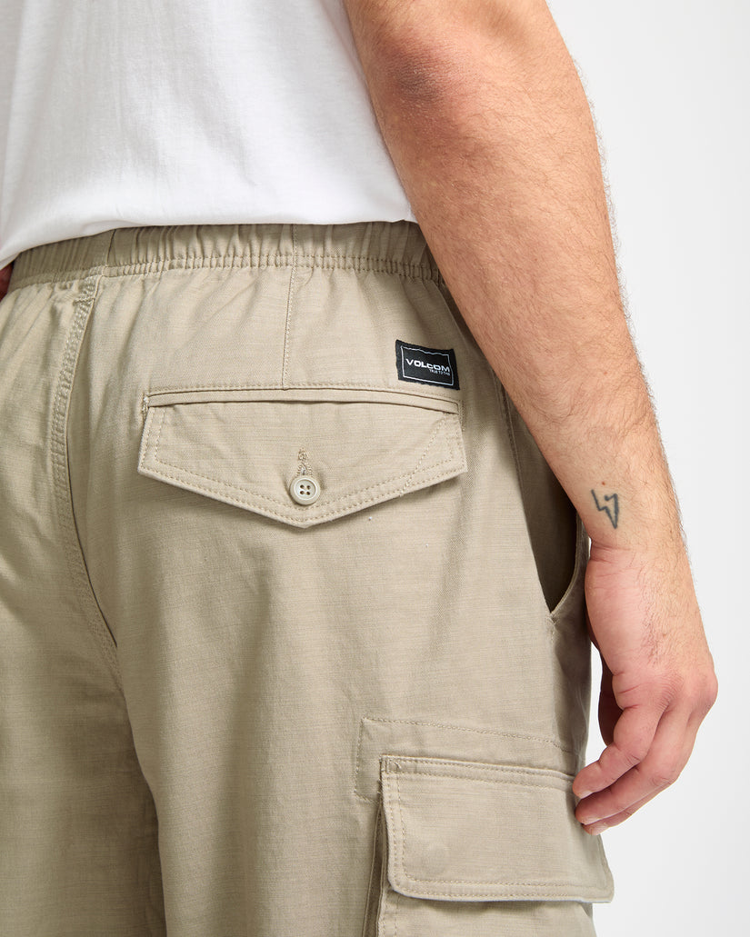 Billow Tapered Cargo-Hose - Khaki