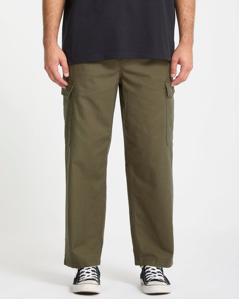 Billow Tapered Cargo-Hose - Sage Leaf
