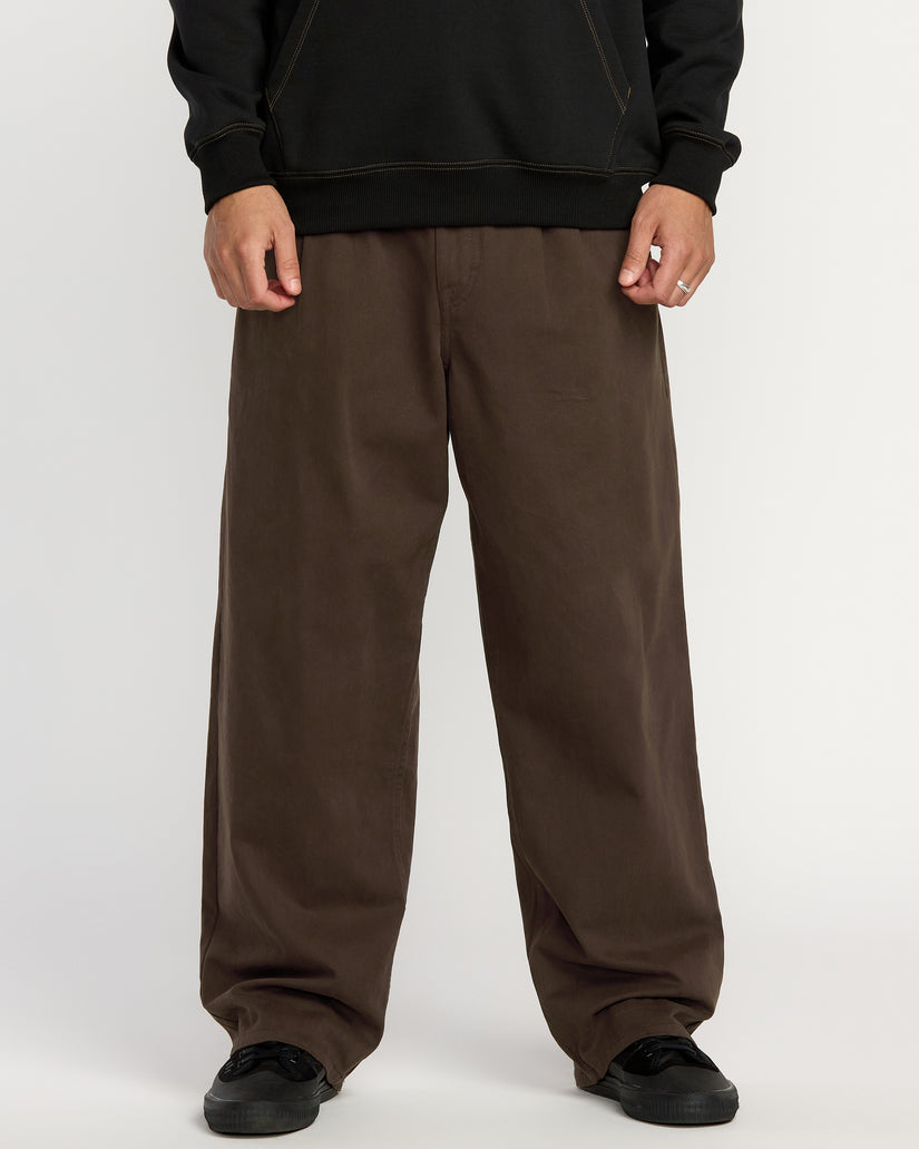 Chillow Bundfaltenhose - Cacao