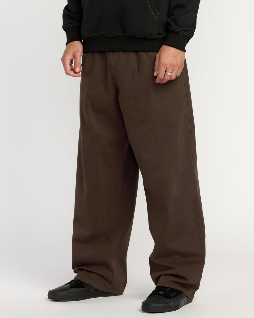 Chillow Bundfaltenhose - Cacao