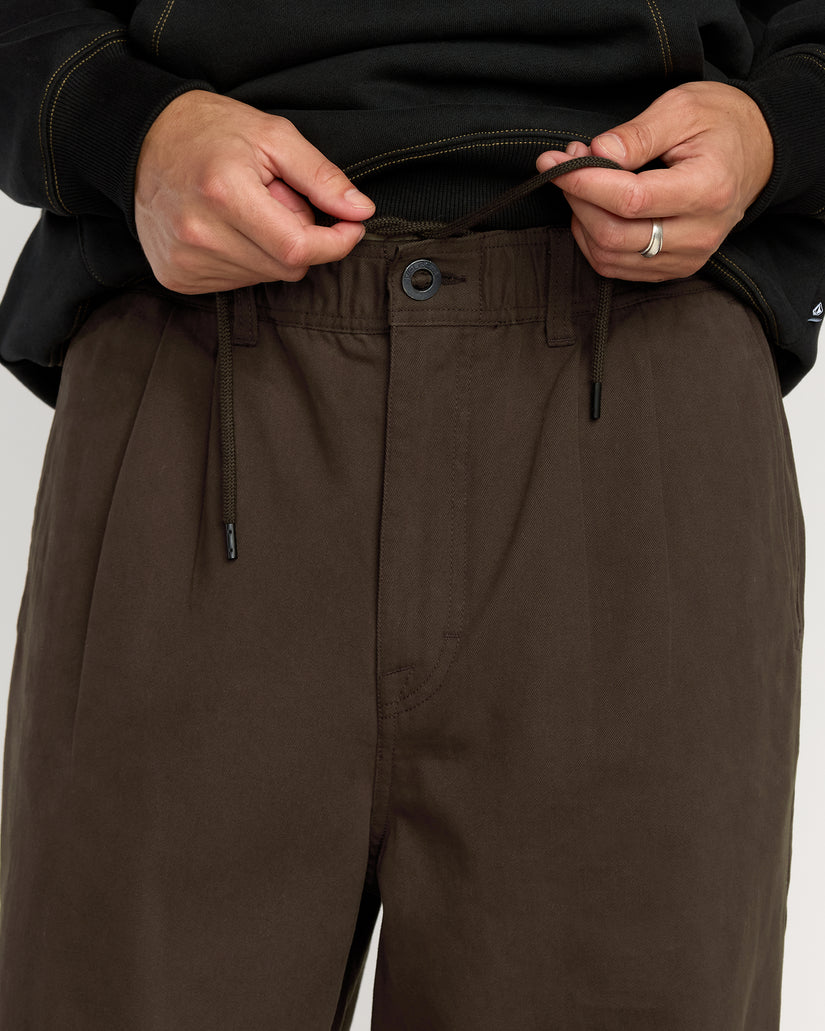 Chillow Bundfaltenhose - Cacao