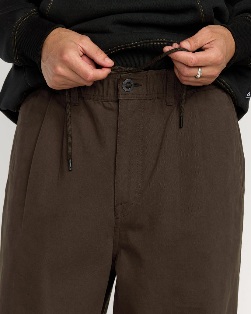 Chillow Bundfaltenhose - Cacao