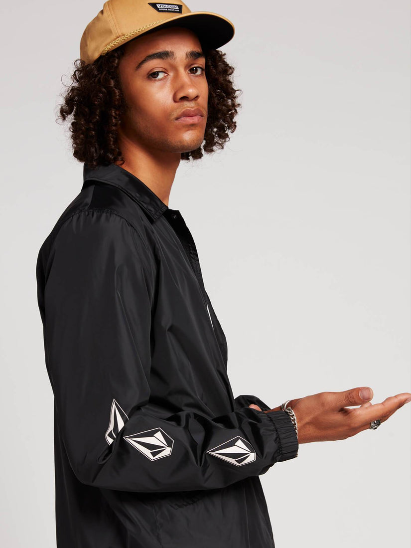 Brews Coach Jacket  - Black Print