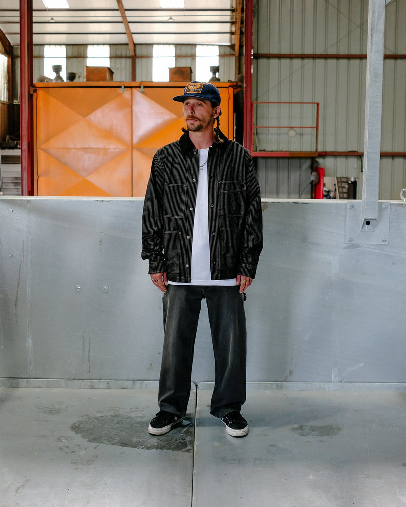 Work Dialed Jacket - Black Stripe