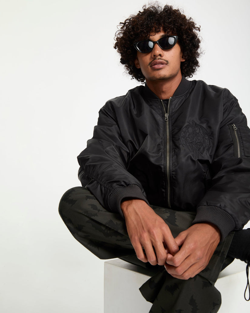 Skullarstone Bomberjacke - Black