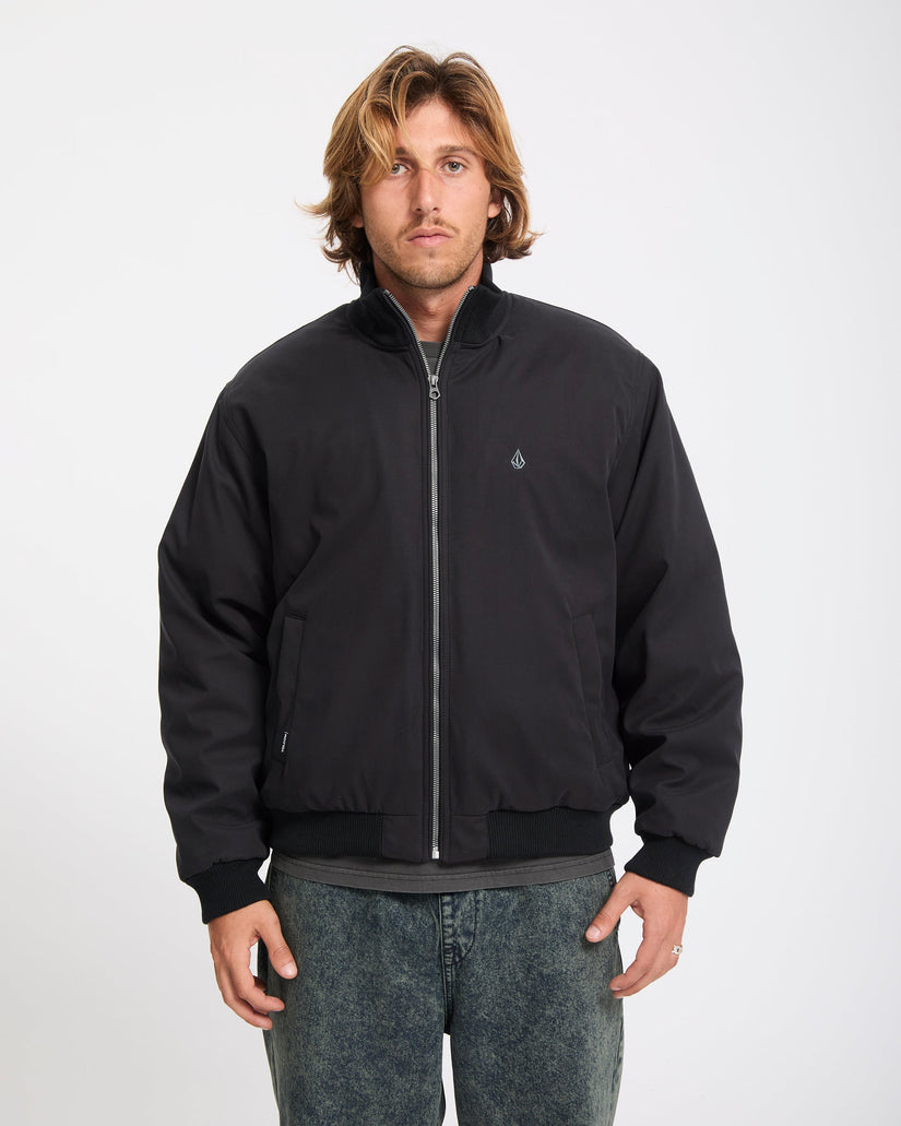 Damerman Bomber Jacket - Black