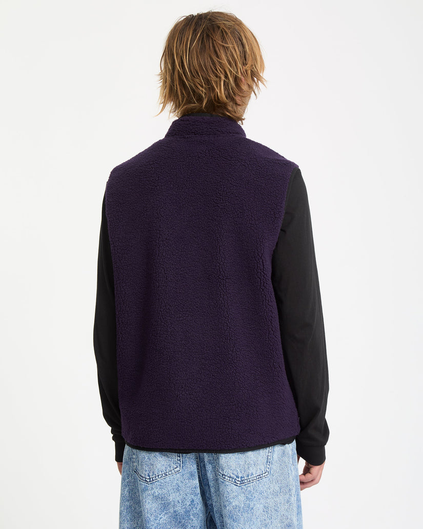 Muzzer Fuzzar Weste - Dark Purple