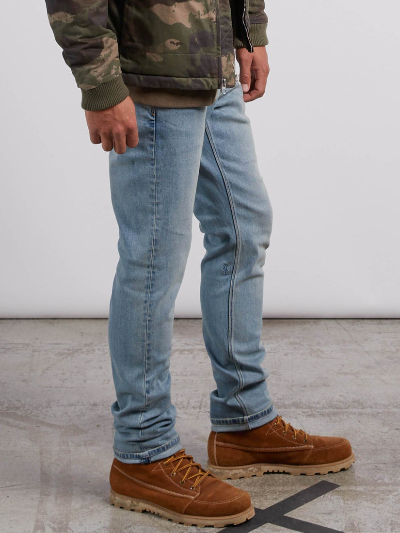 Solver Tapered Jeans - Allover Stone Light