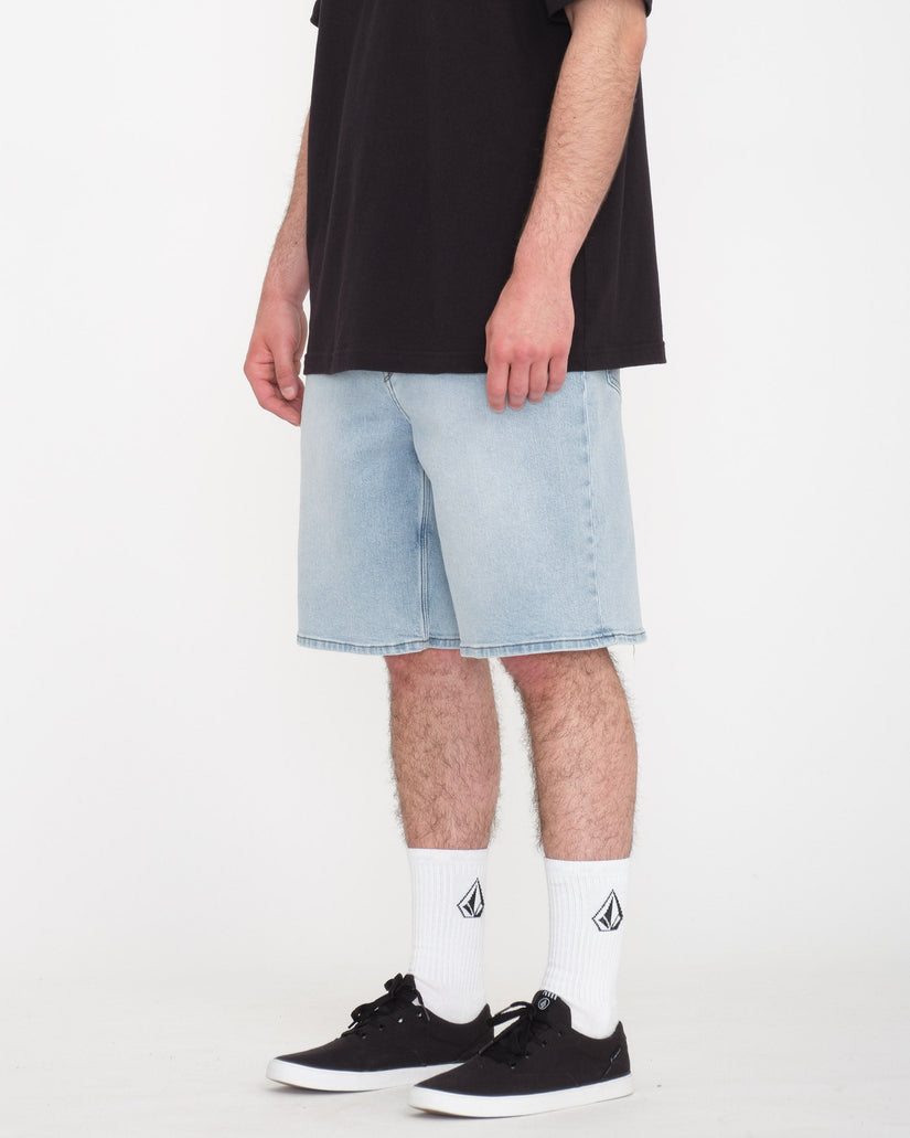 Billow Denim Shorts - DESERT DIRT INDIGO