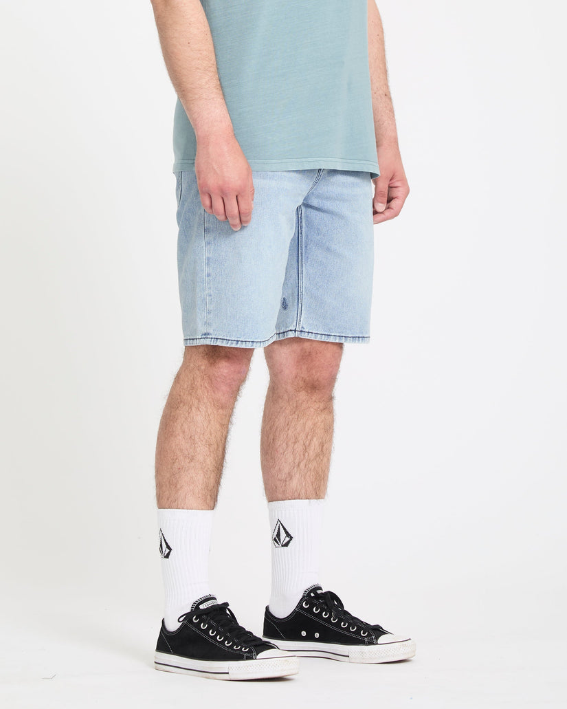 Solver Denim Short - Worn Light Blue